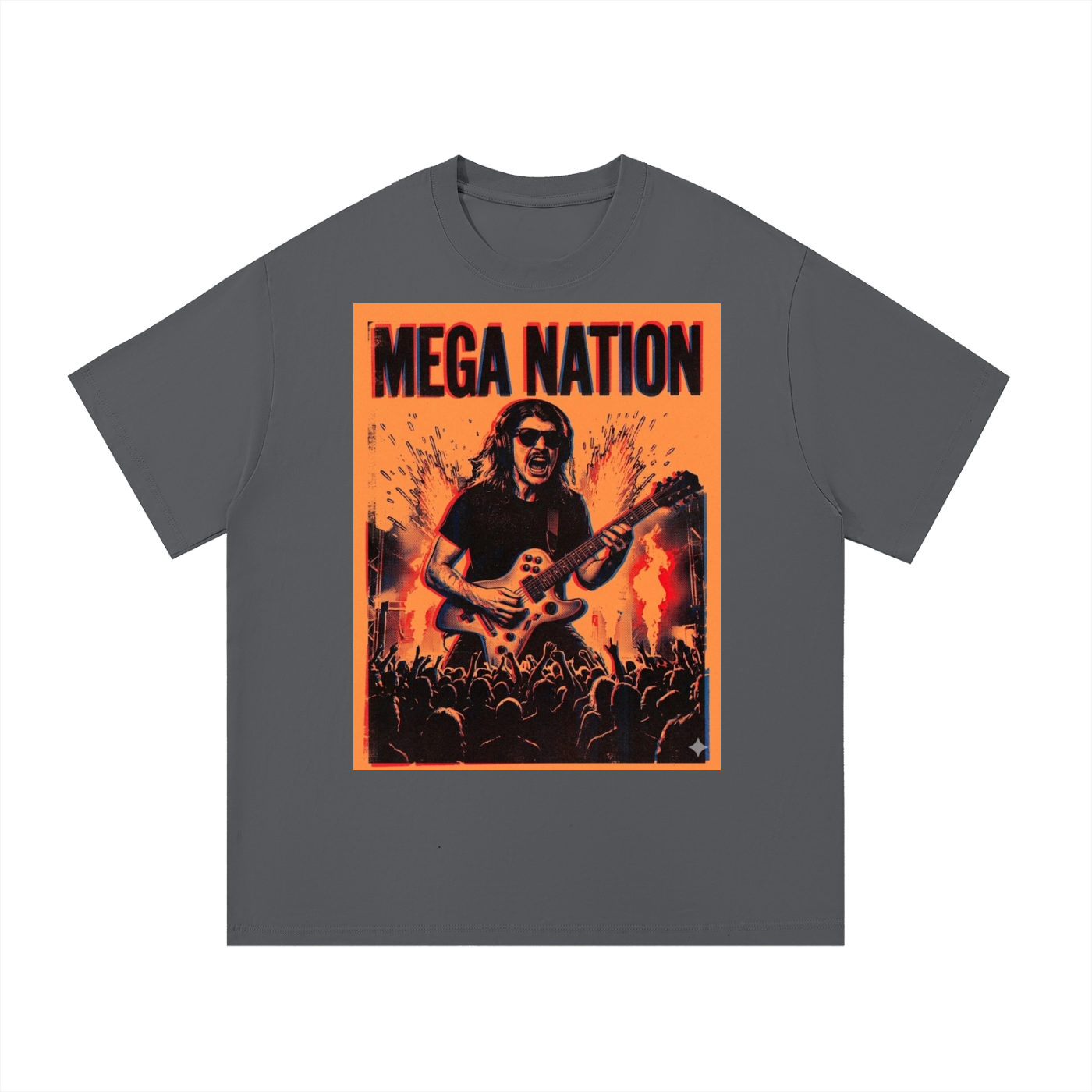 Mega Nation Gamer Guitar T-Shirt (4 colors)