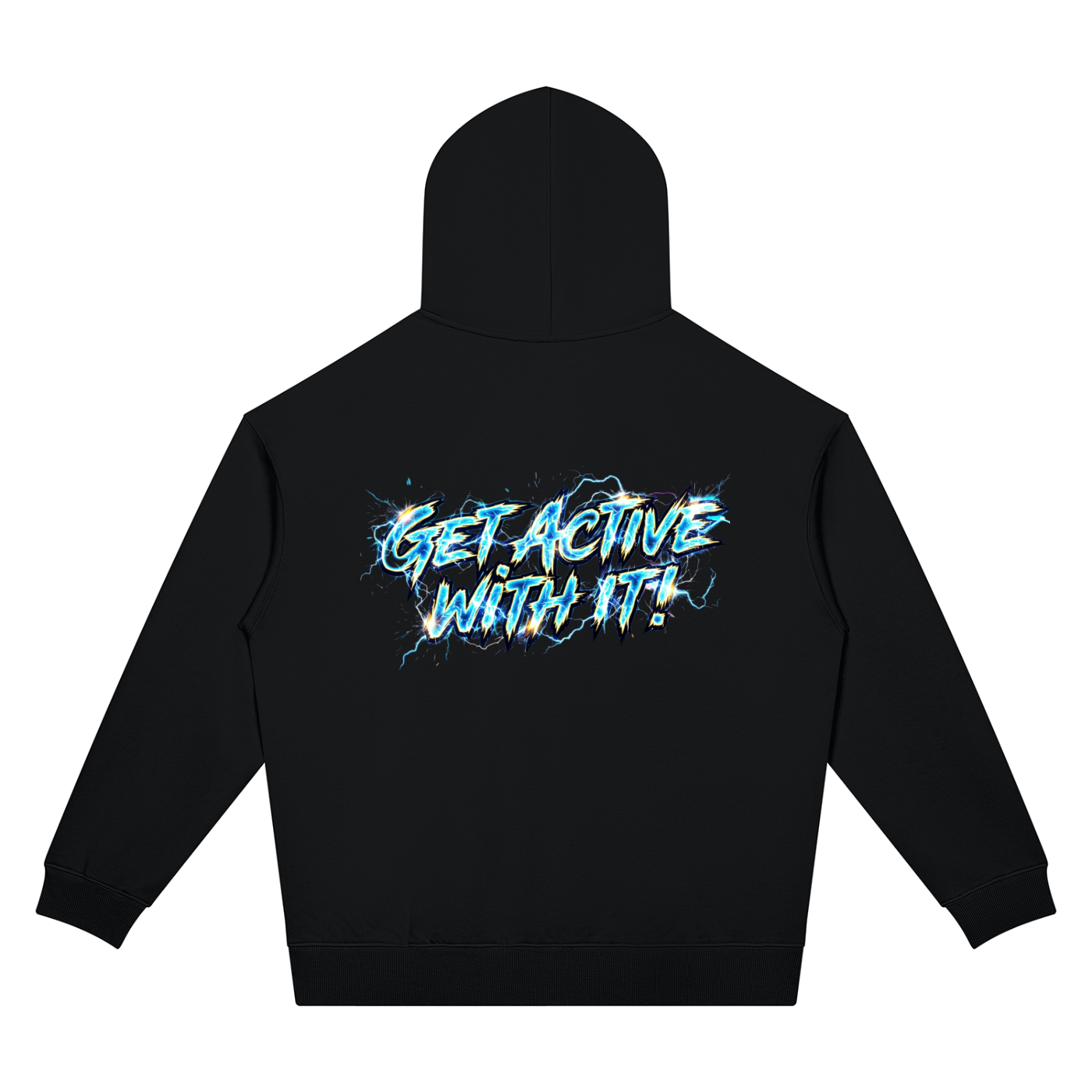 Get Active With it Unisex Oversized Drop Shoulder Hoodie (7 colors)