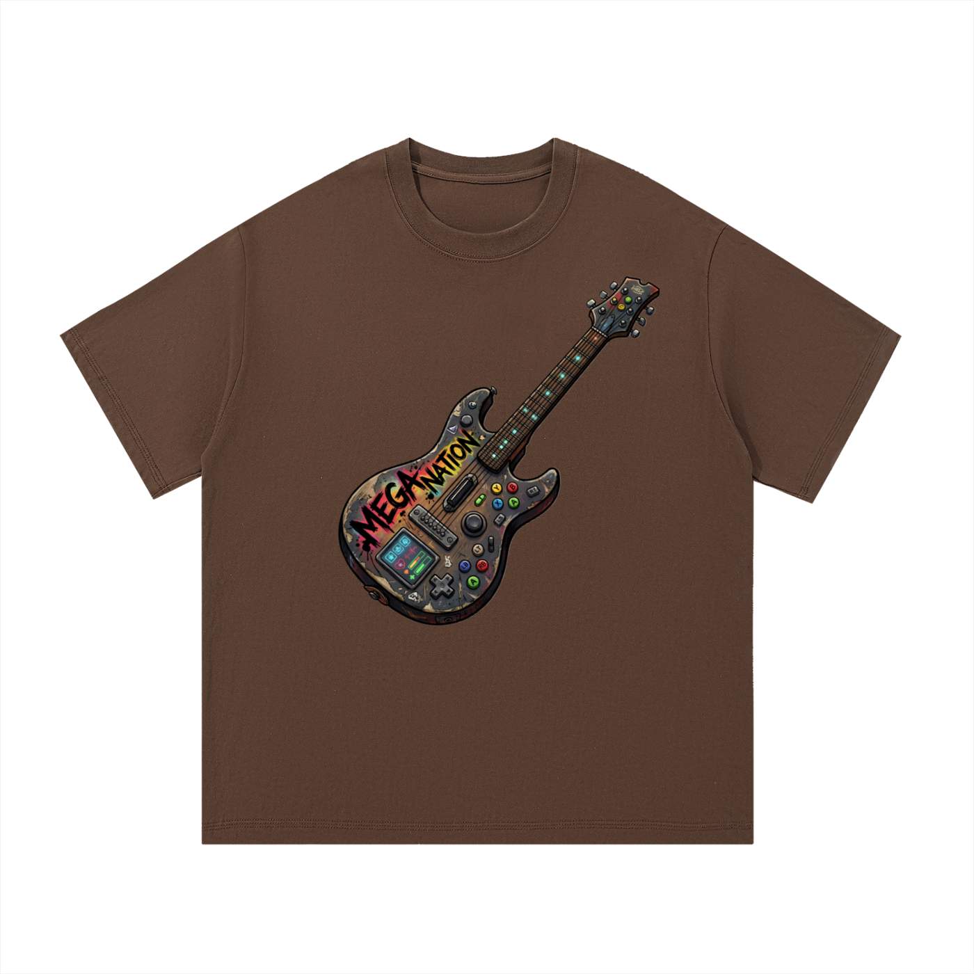 Mega Nation Gamer Guitar 2 T-Shirt (10 colors)