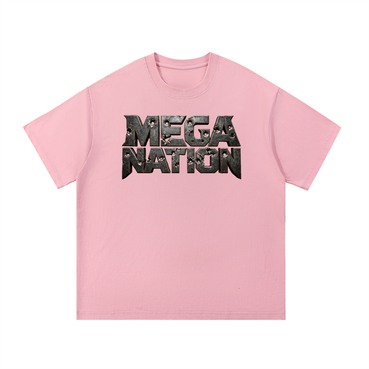 Mega Nation Damaged Plate T-Shirt (10 colors)