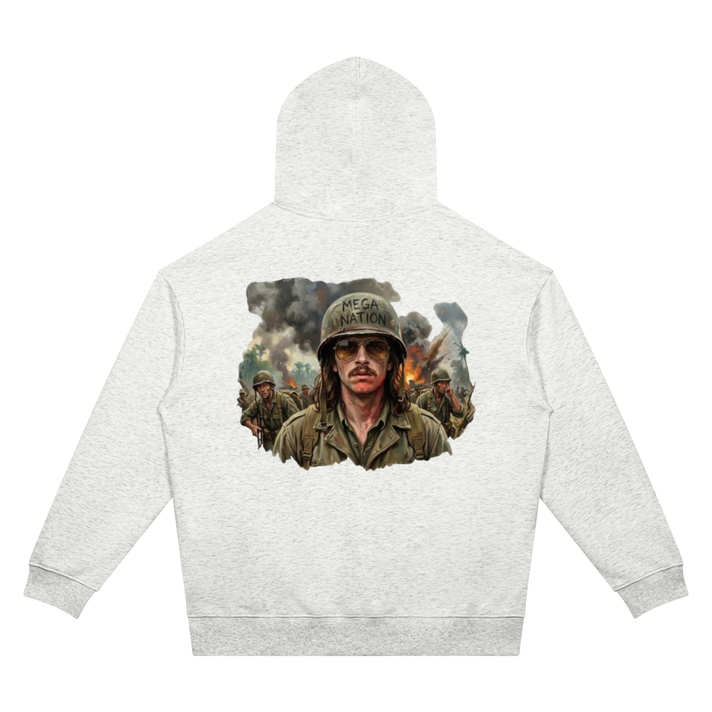 Mega Nation War Stories Unisex Oversized Drop Shoulder Hoodie (7 colors)