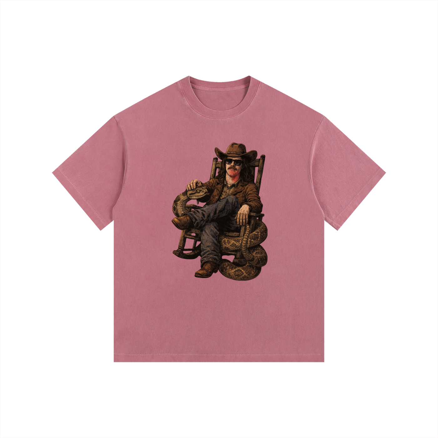 MegaSlanger Rattlesnake versized Cotton T-Shirt (9 colors)