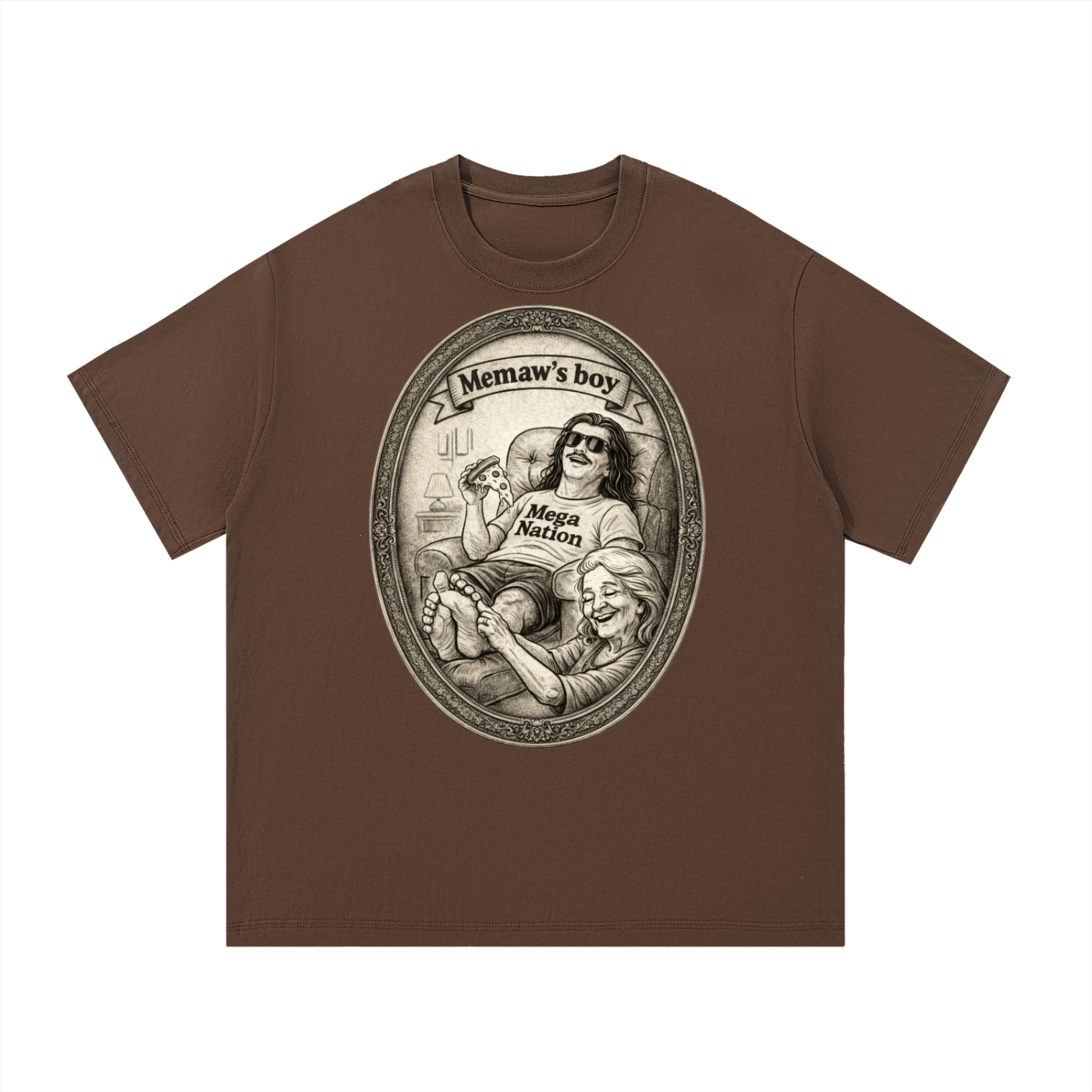 Mega Nation Memaw's Boy T-Shirt (10 colors)