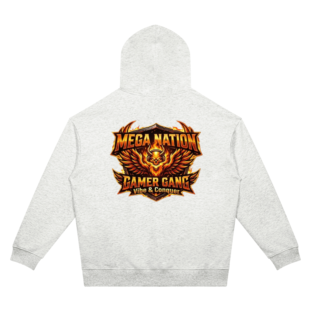 Mega Nation Vibe & Conquer Unisex Oversized Drop Shoulder Hoodie (7 colors)