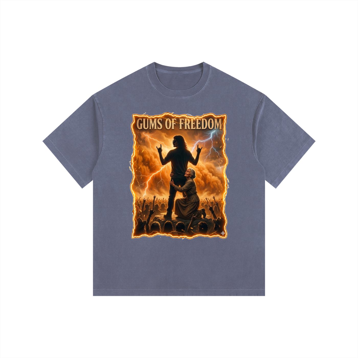 Gums of Freedom Oversized Cotton T-Shirt (7 colors)