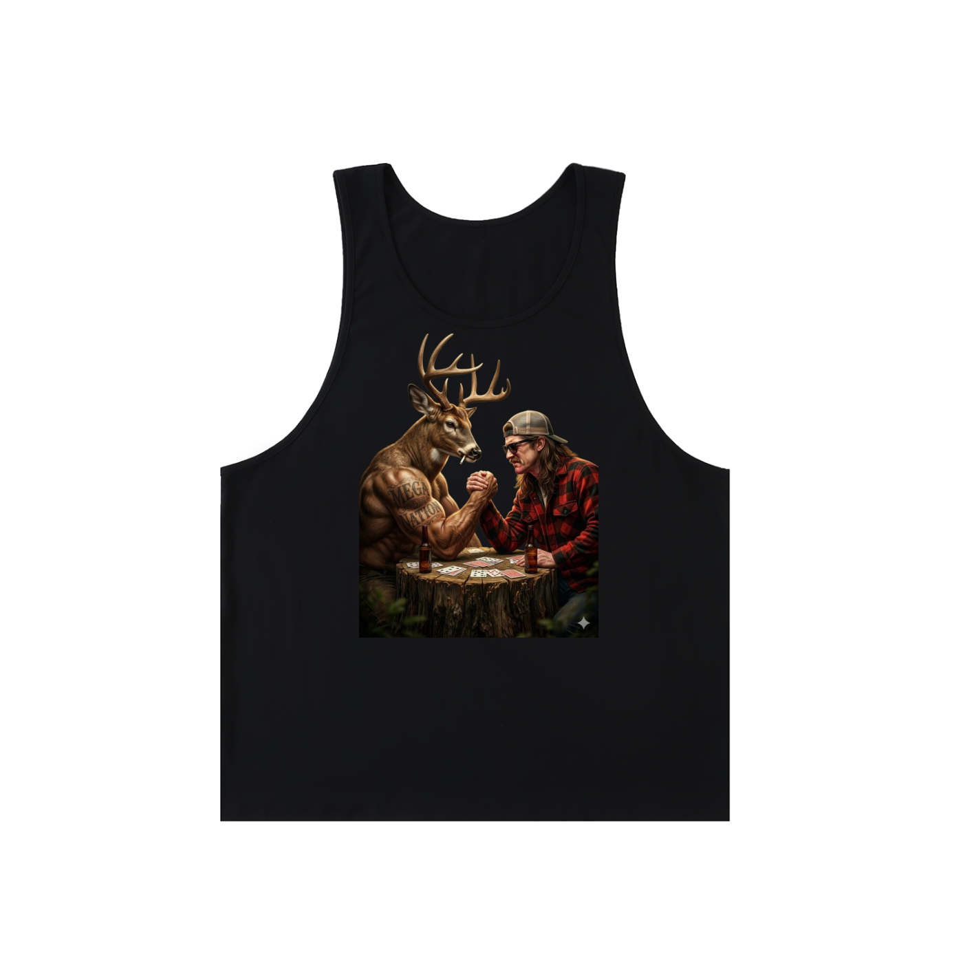 Mega Nation Outdoor Activities Loose Fit Tank Top (2 colors)
