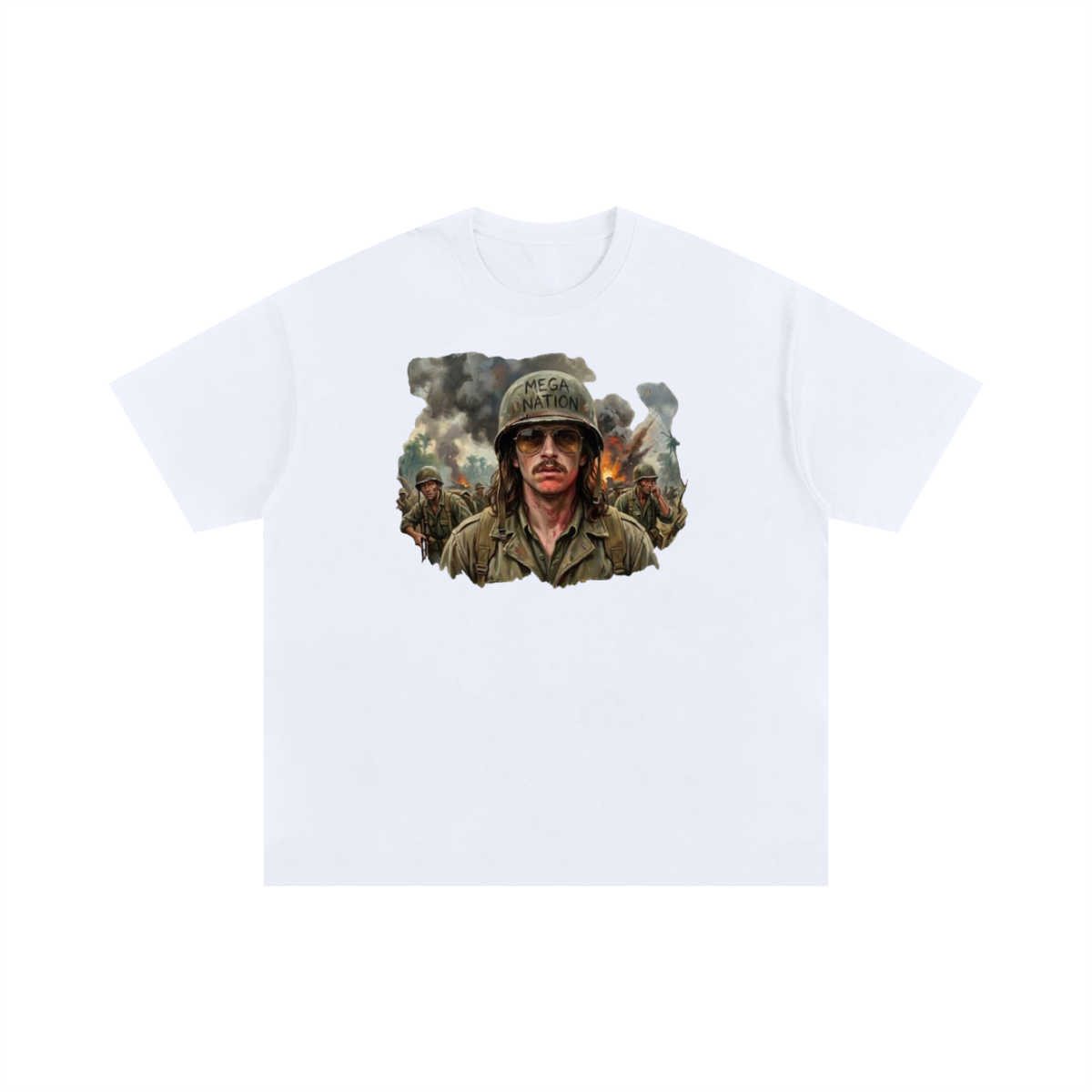 Mega Nation War Games Cotton T-Shirt (2 colors)