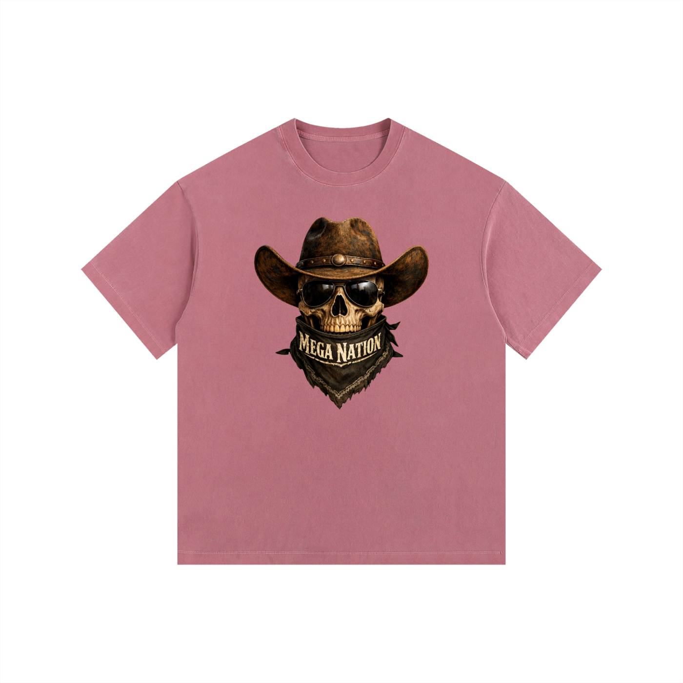 Mega Nation Outlaw Oversized Cotton T-Shirt (11 colors)