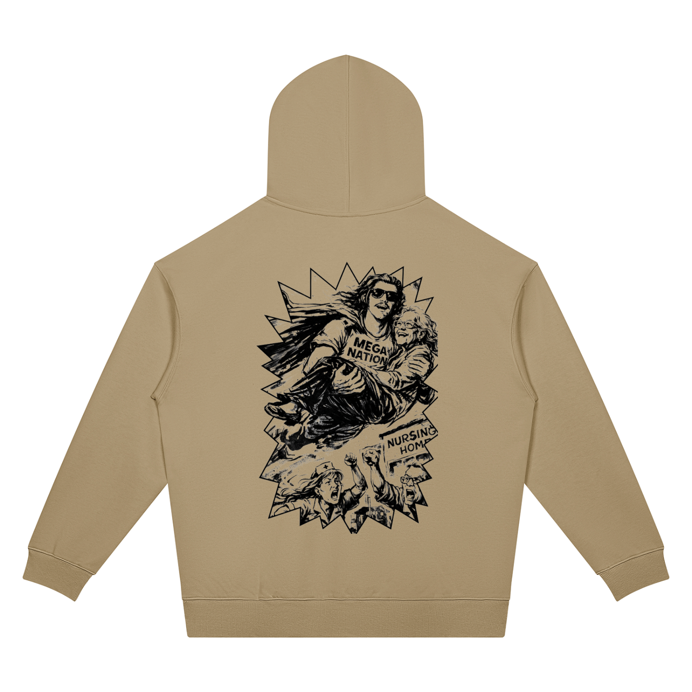 Memaw's Hero Unisex Oversized Drop Shoulder Hoodie (4 colors)