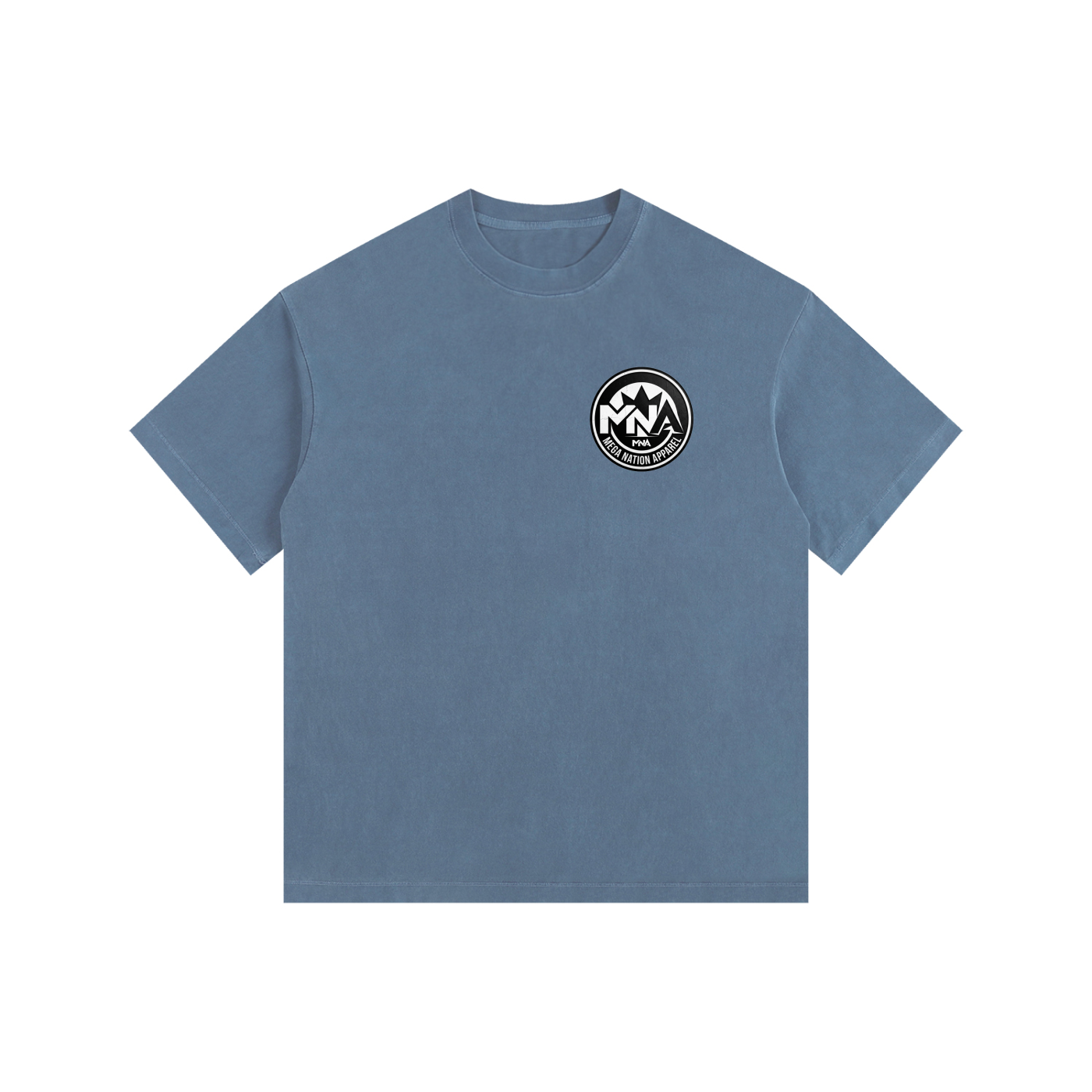 MNA Mega Slangers (Front and Back Logo) Oversized Cotton T-Shirt (7 colors)