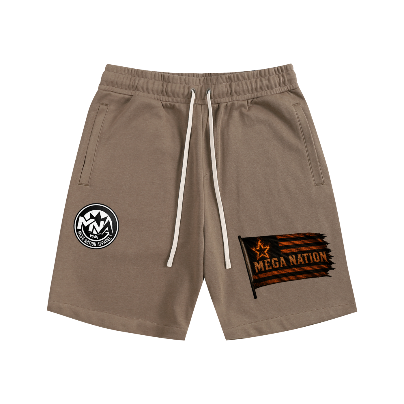 Mega Nation Flag Essential Cotton Shorts (6 colors)