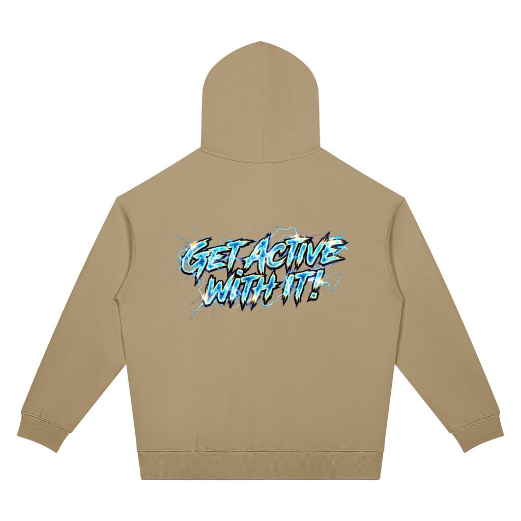 Get Active With it Unisex Oversized Drop Shoulder Hoodie (7 colors)
