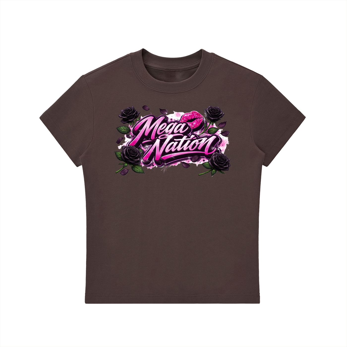 Mega Nation Black Rose T-Shirt (7 colors)