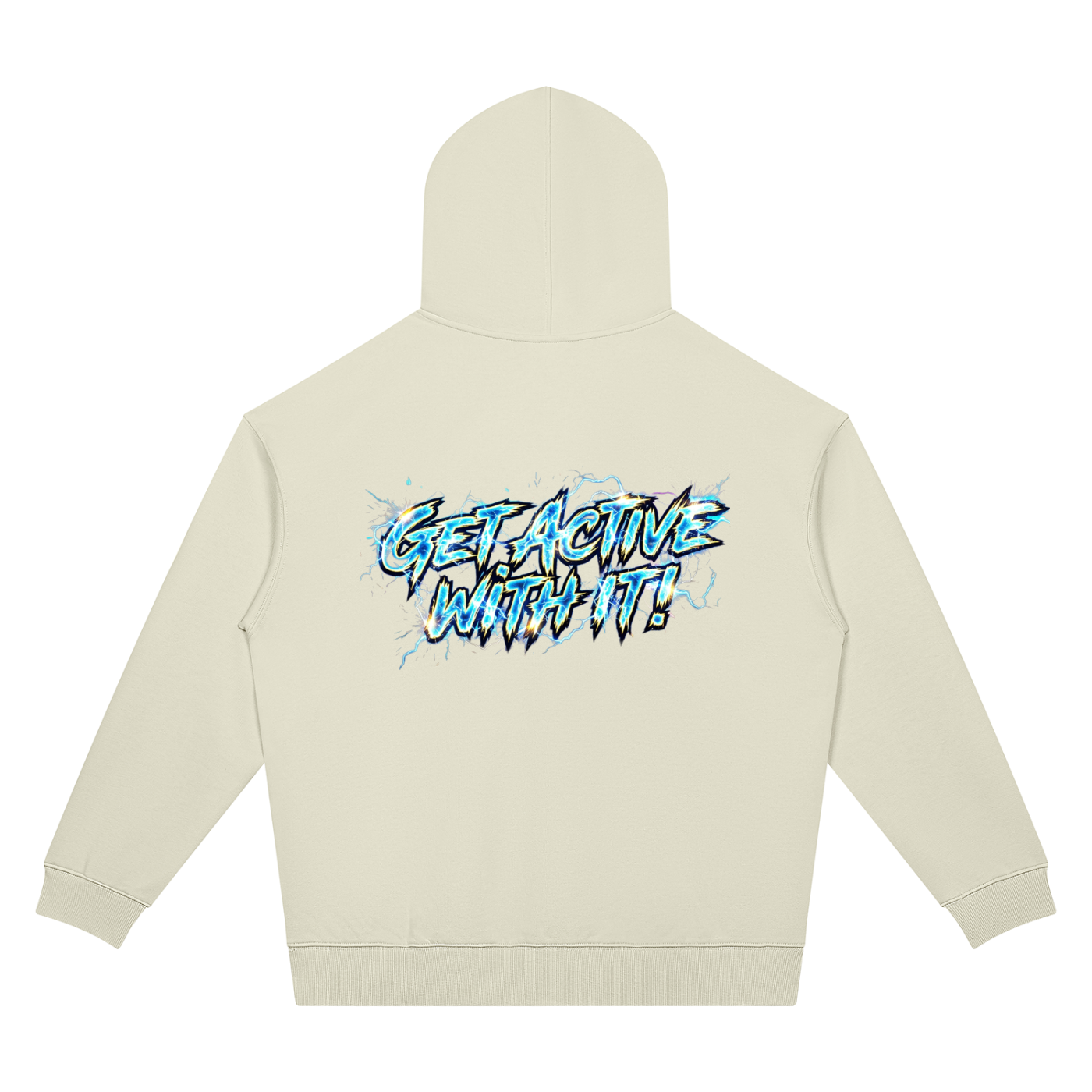 Get Active With it Unisex Oversized Drop Shoulder Hoodie (7 colors)