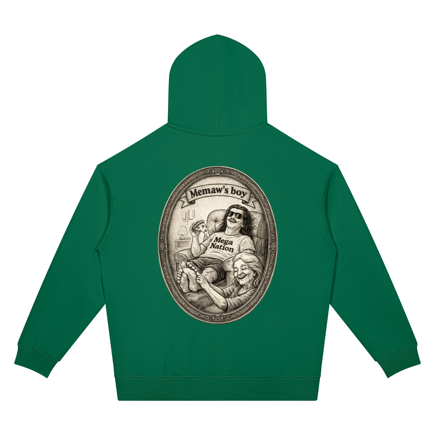 Memaw's Boy Unisex Oversized Drop Shoulder Hoodie (7 colors)