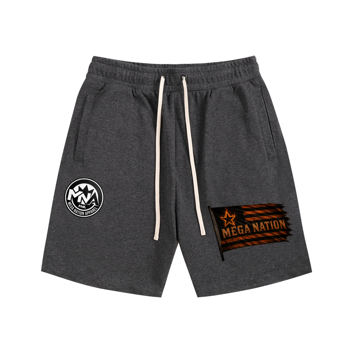 Mega Nation Flag Essential Cotton Shorts (6 colors)