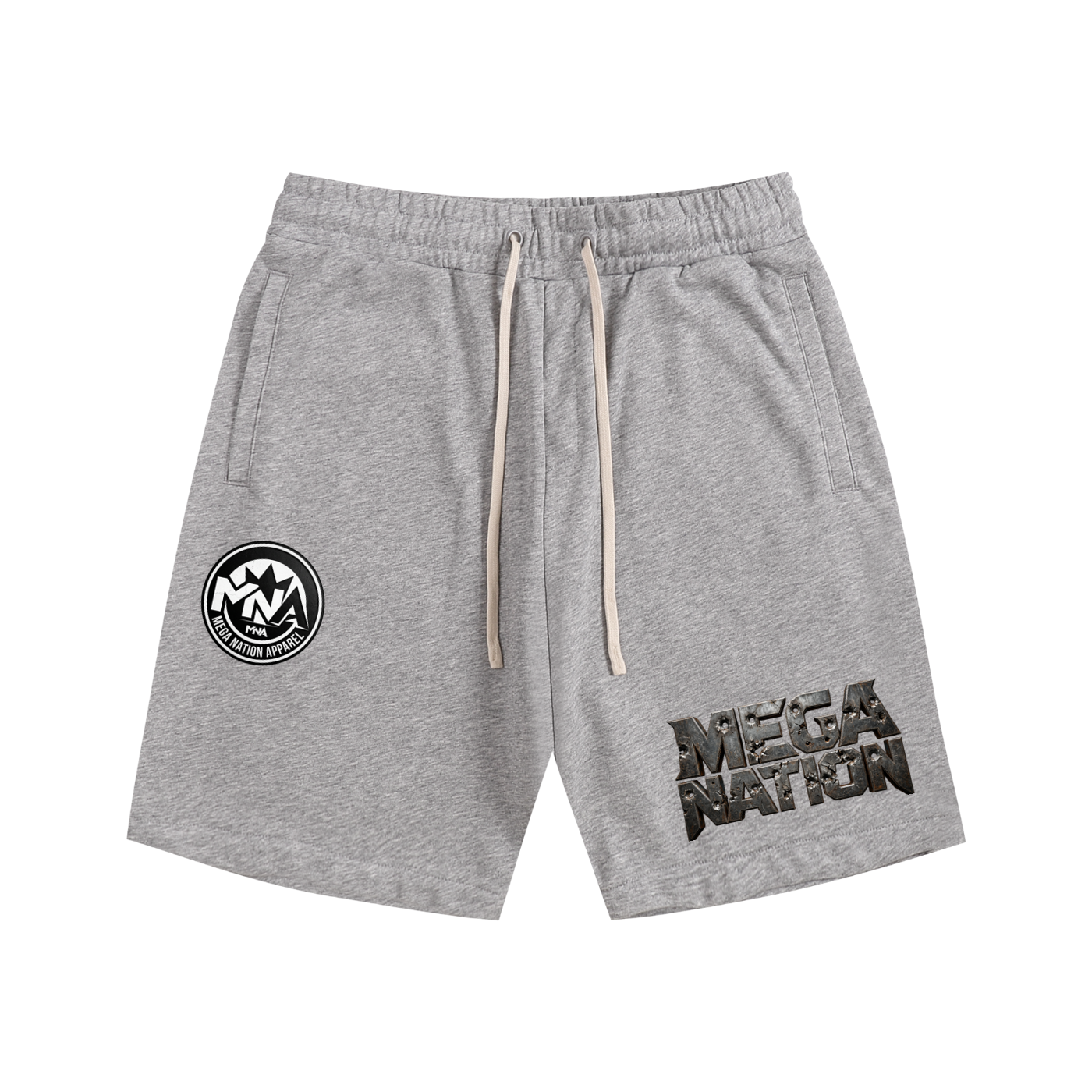 MNA Damaged Plate Essential Cotton Shorts (6 colors)