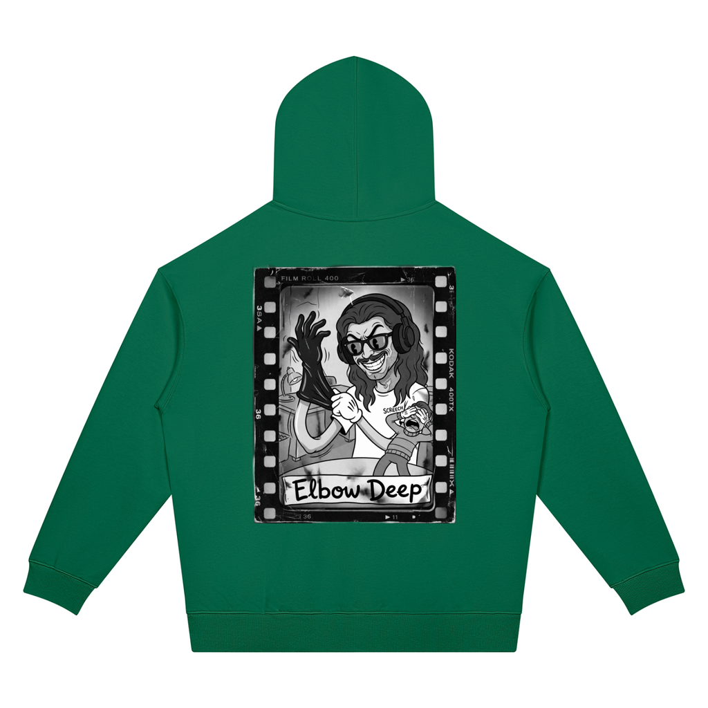 Elbow Deep Film Roll Unisex Oversized Drop Shoulder Hoodie (7 colors)