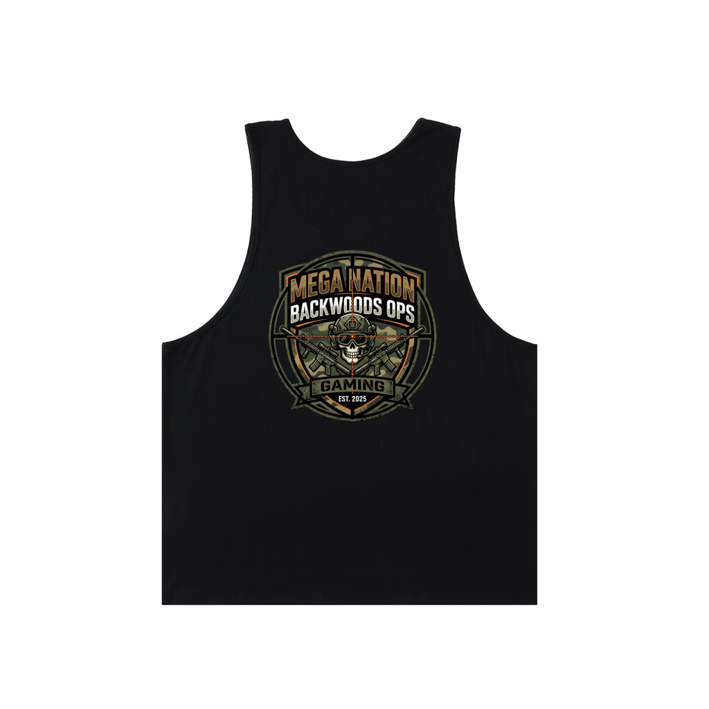 MNA Backwoods Ops (Front and Back Logo) Loose Fit Tank Top (2 colors)