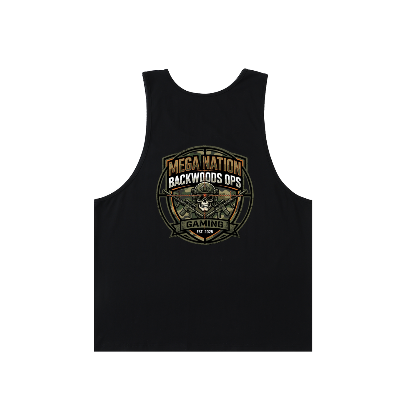 MNA Backwoods Ops (Front and Back Logo) Loose Fit Tank Top (2 colors)