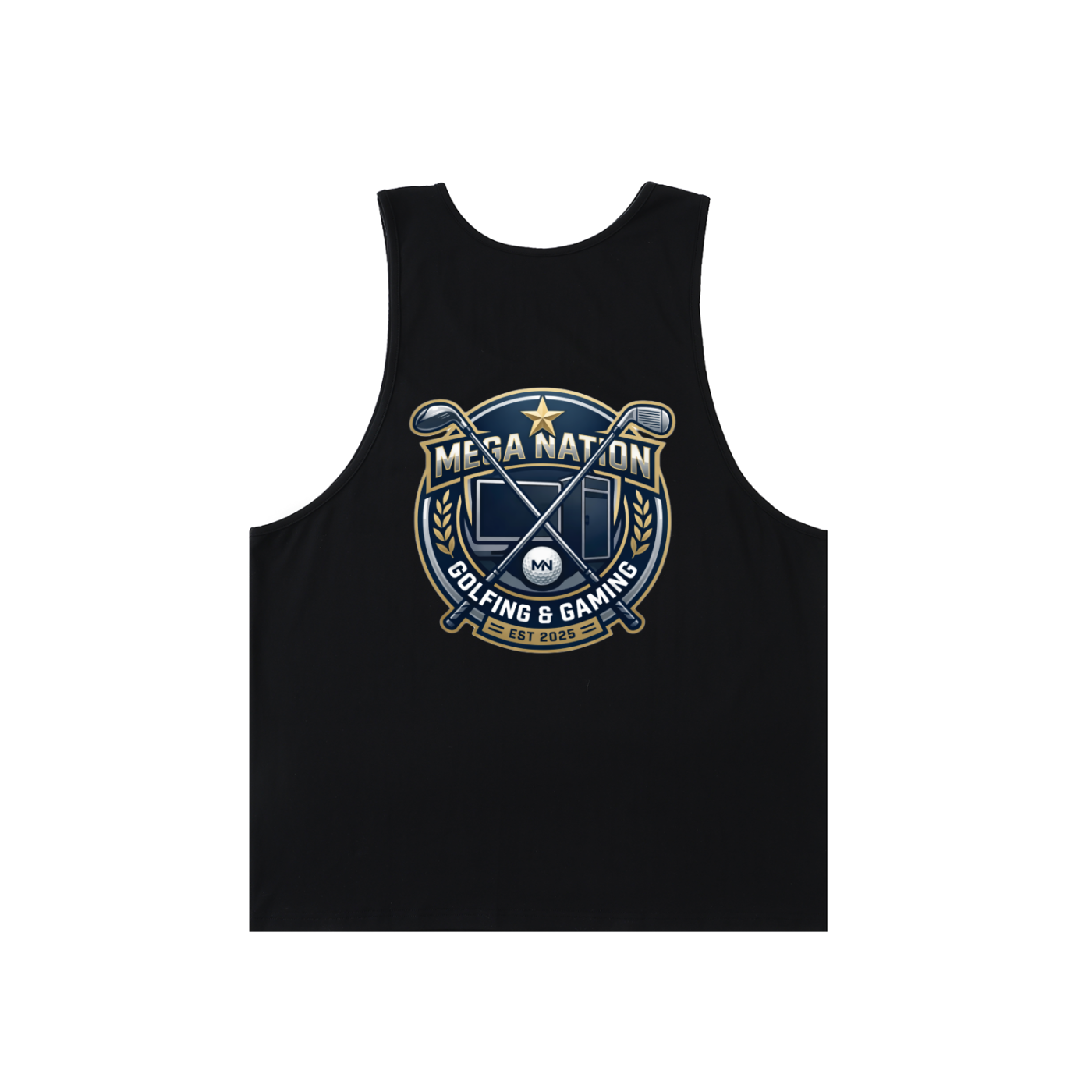 MNA Golf & Gaming (Front and Back Logo) Loose Fit Tank Top (2 colors)