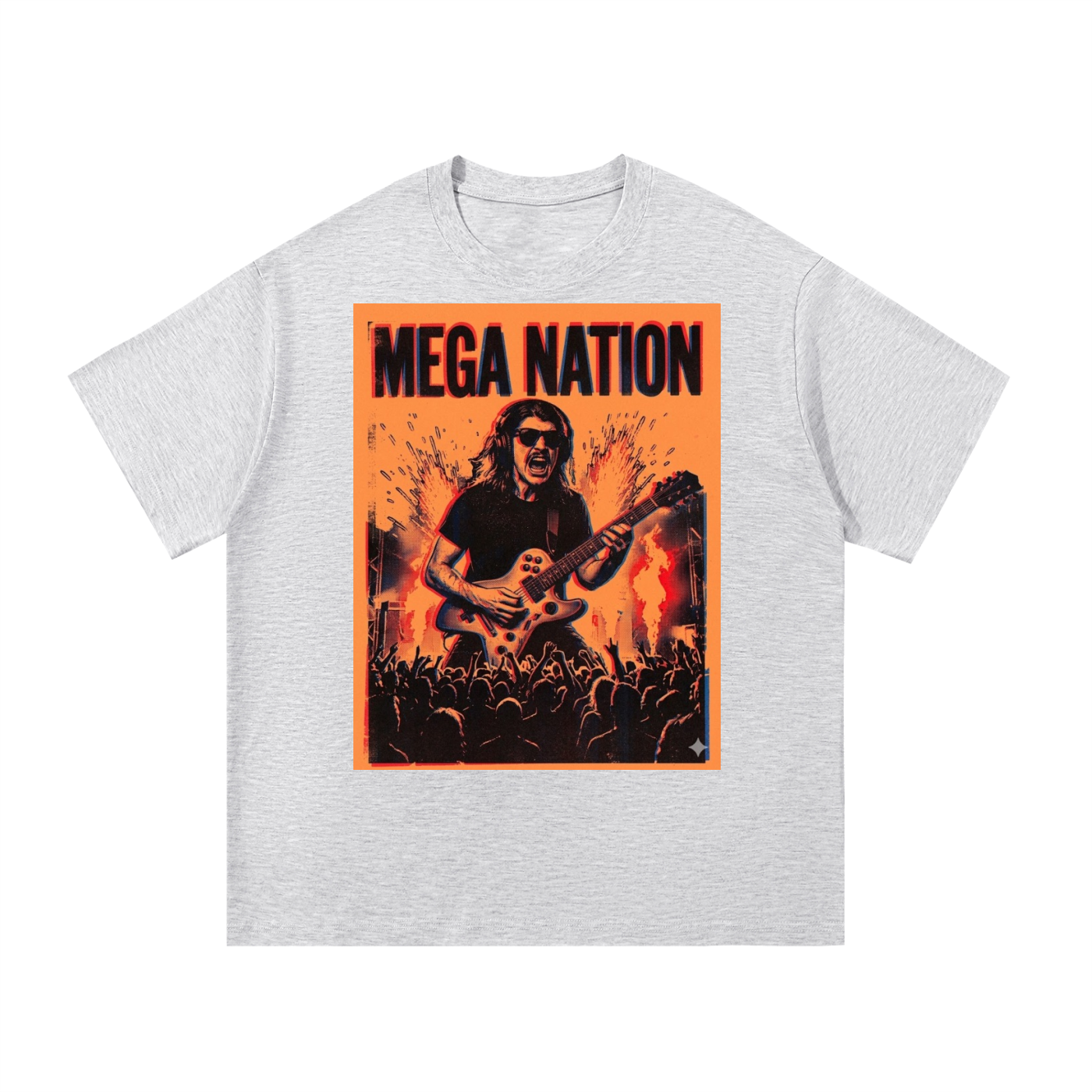 Mega Nation Gamer Guitar T-Shirt (4 colors)