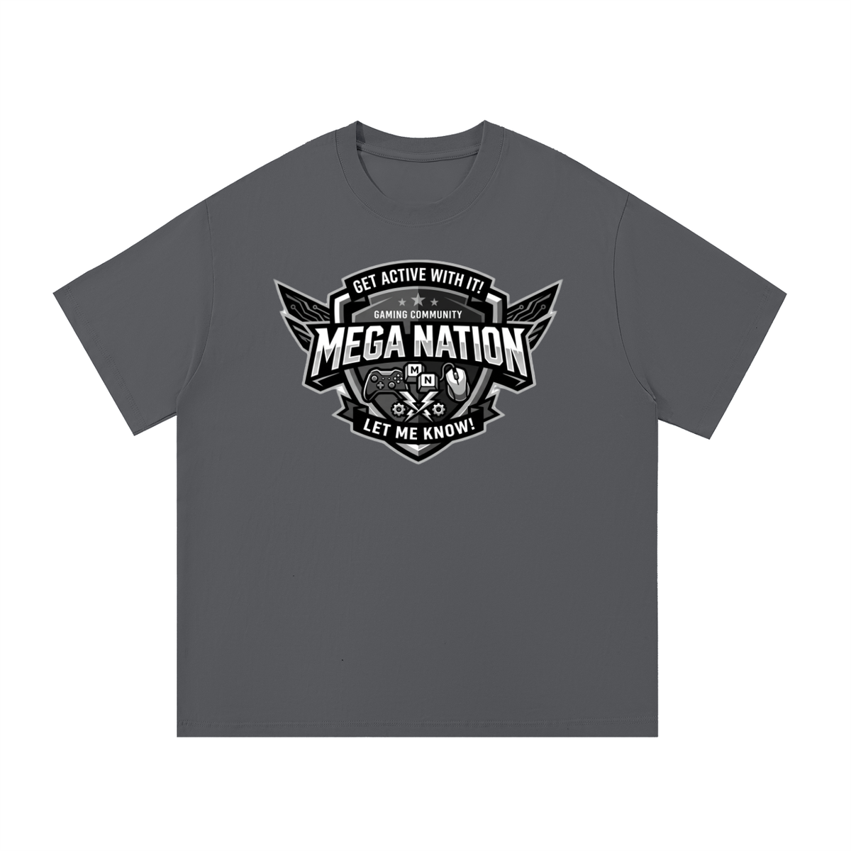 Mega Nation Gaming Community Essential Cotton T-Shirt (10 colors)