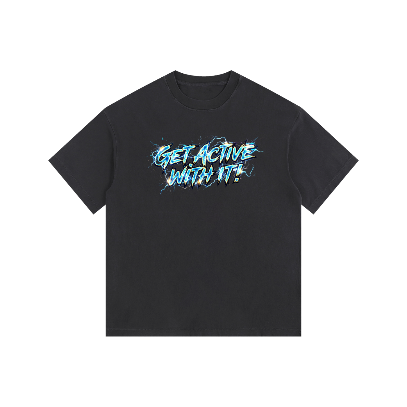 Get Active With It Voltage Oversized Cotton T-Shirt (11 colors)