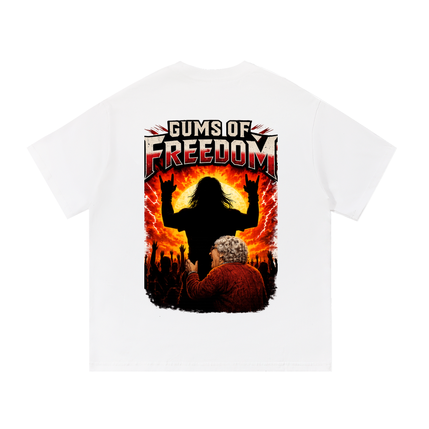 MNA Gums of Freedom v2 (Front and Back Logo) T-Shirt (6 colors)