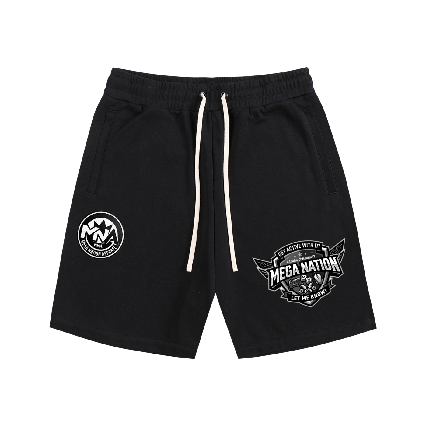 Mega Nation Gaming Community Essential Cotton Shorts (6 colors)