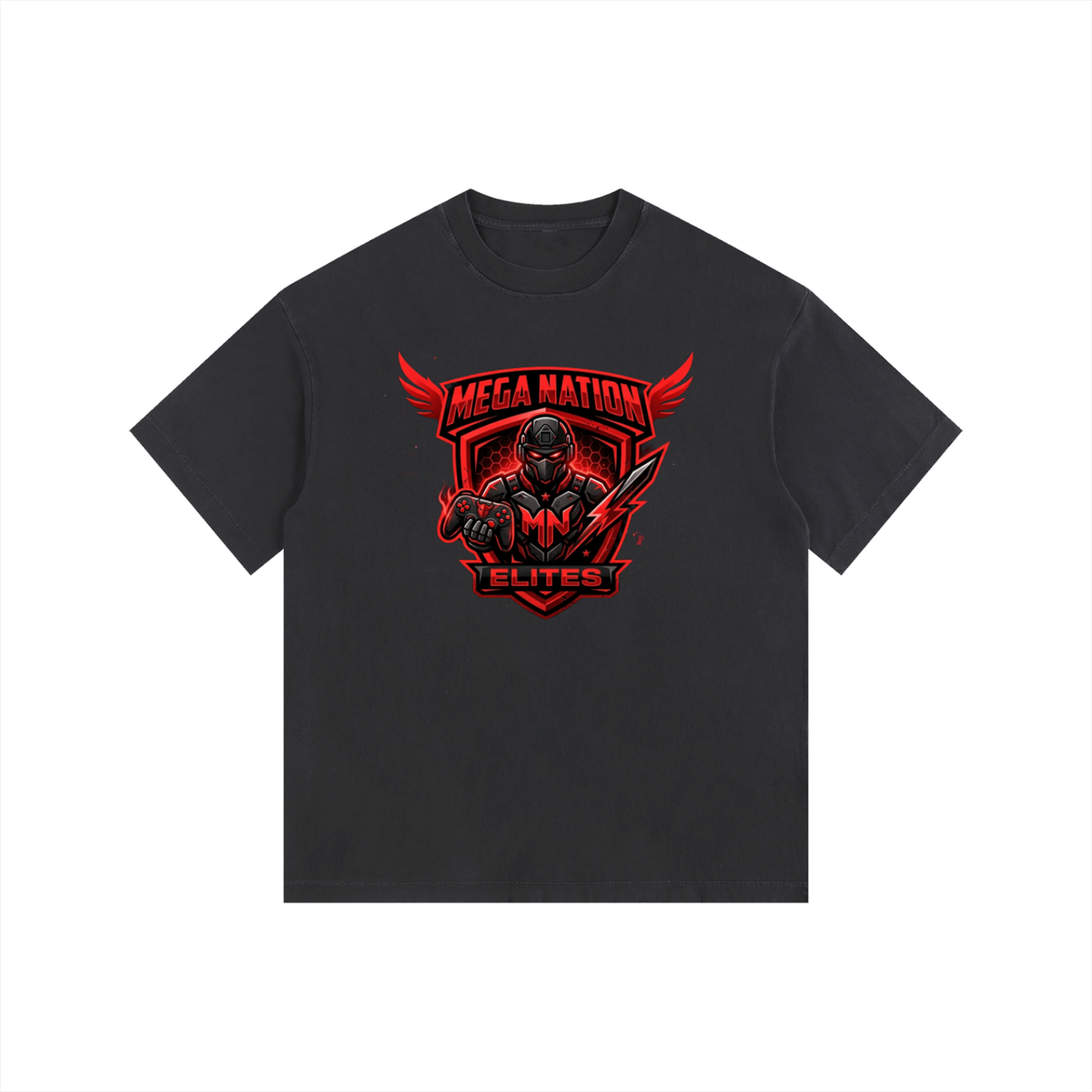 Mega Nation Elites Oversized Cotton T-Shirt (5 colors)