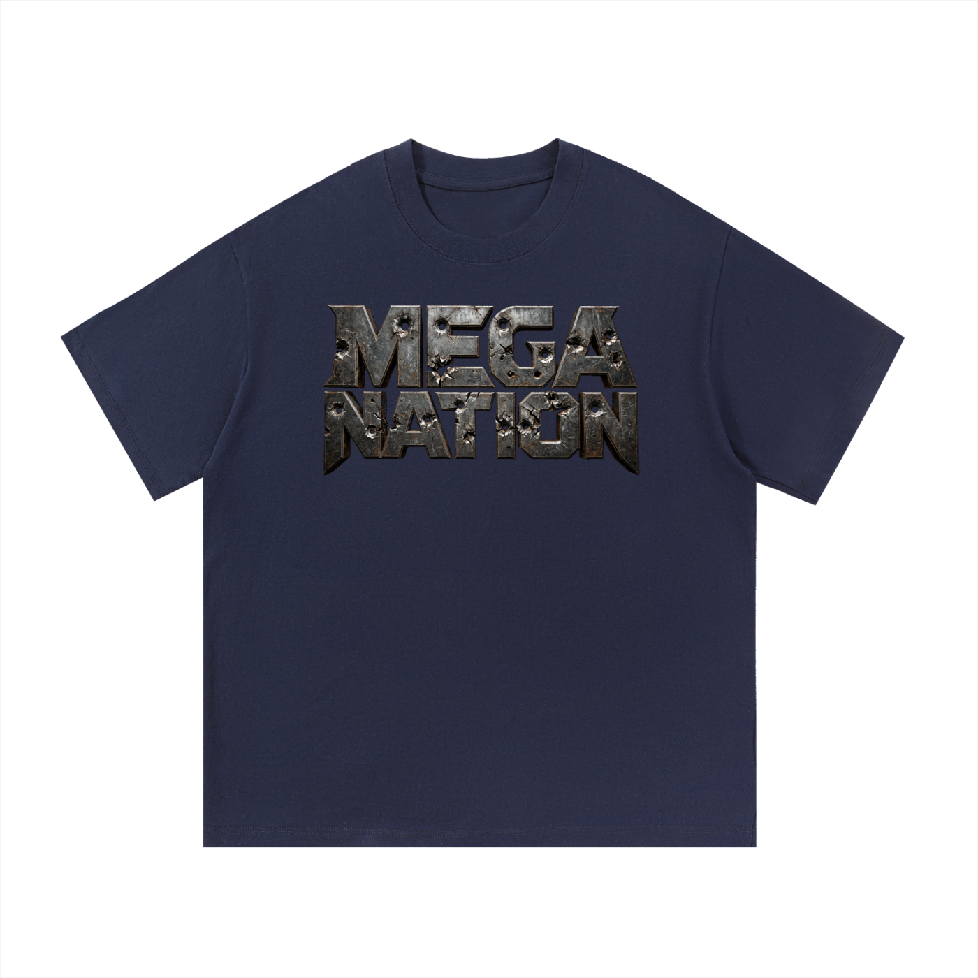 Mega Nation Damaged Plate T-Shirt (10 colors)