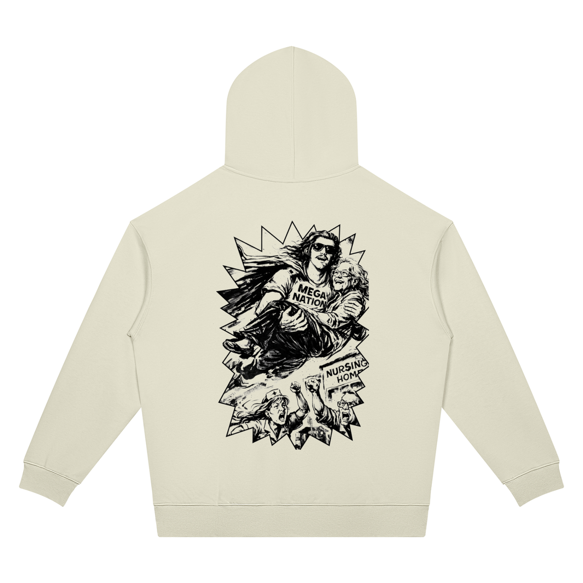 Memaw's Hero Unisex Oversized Drop Shoulder Hoodie (4 colors)
