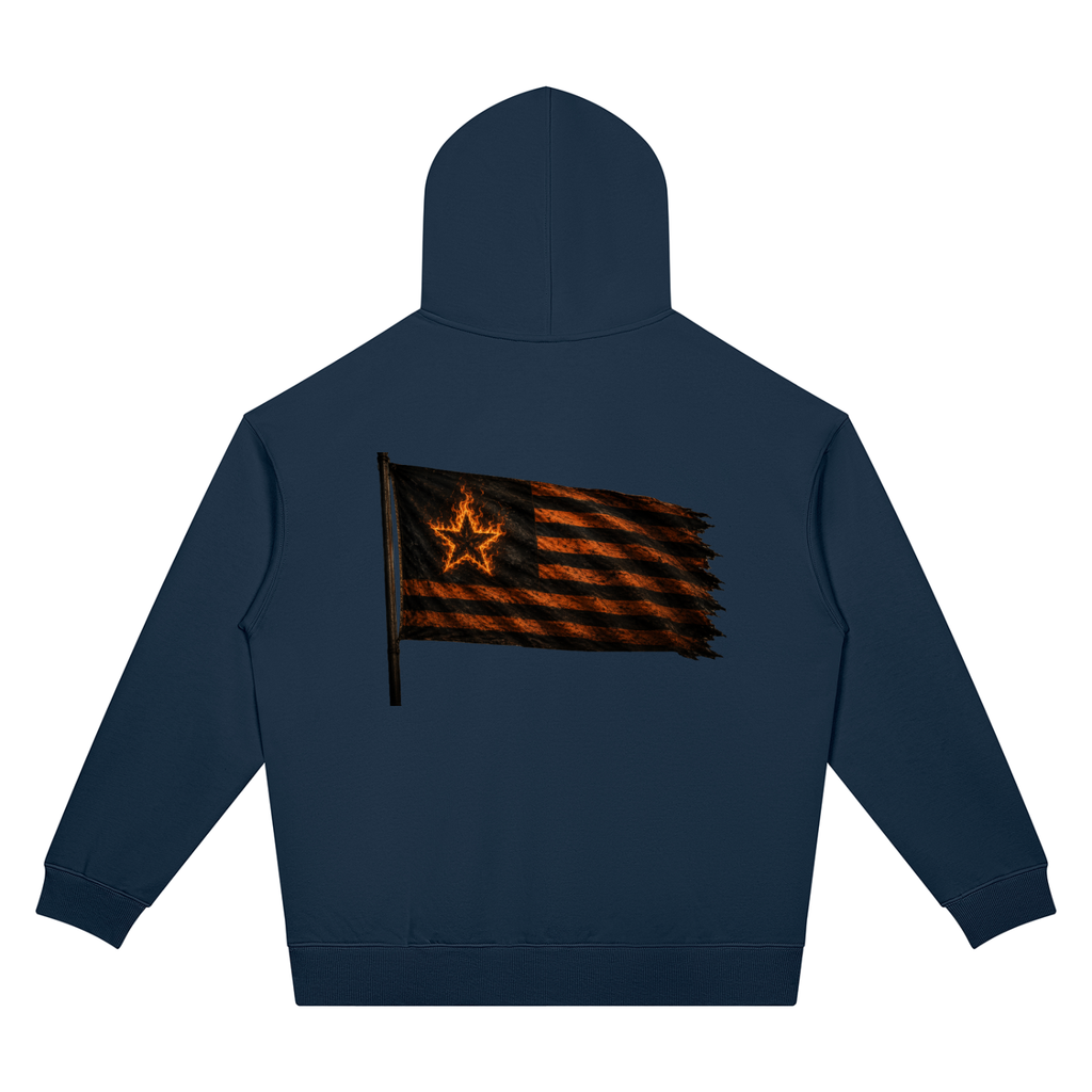 Mega Nation Flag Unisex Oversized Drop Shoulder Hoodie (7 colors)