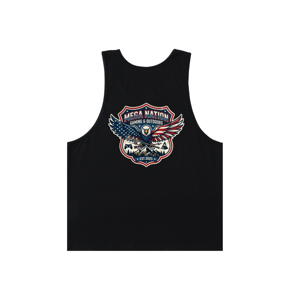 MNA Eagle Gaming & Outdoors (Front and Back Logo) Loose Fit Tank Top (2 colors)