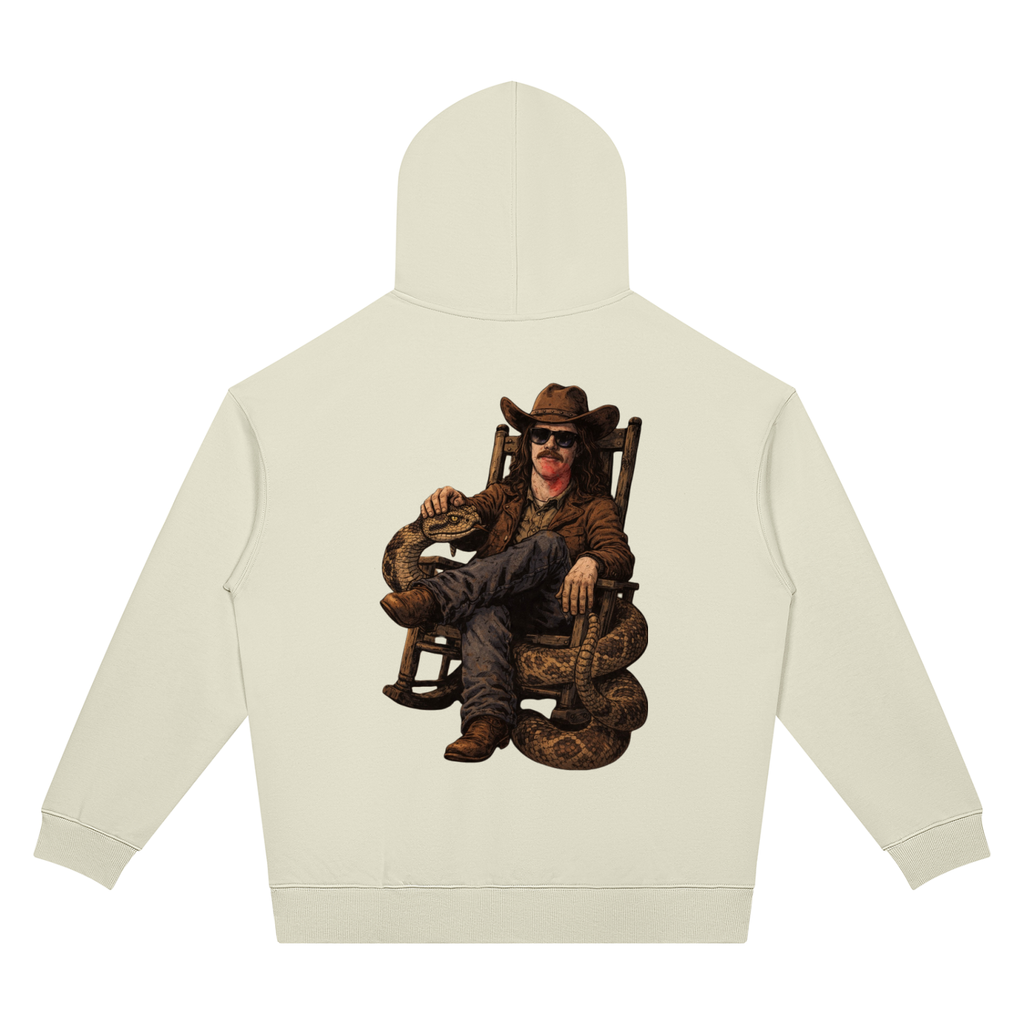 MegaSlanger Rattlesnake Unisex Oversized Drop Shoulder Hoodie (7 colors)