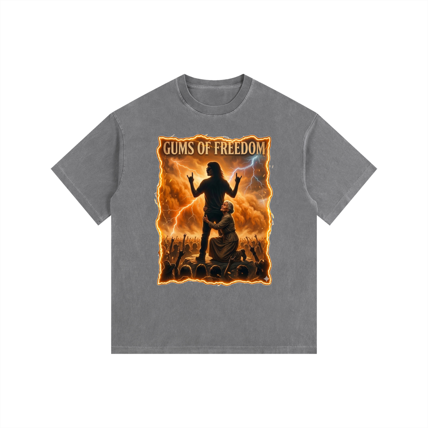 Gums of Freedom Oversized Cotton T-Shirt (7 colors)