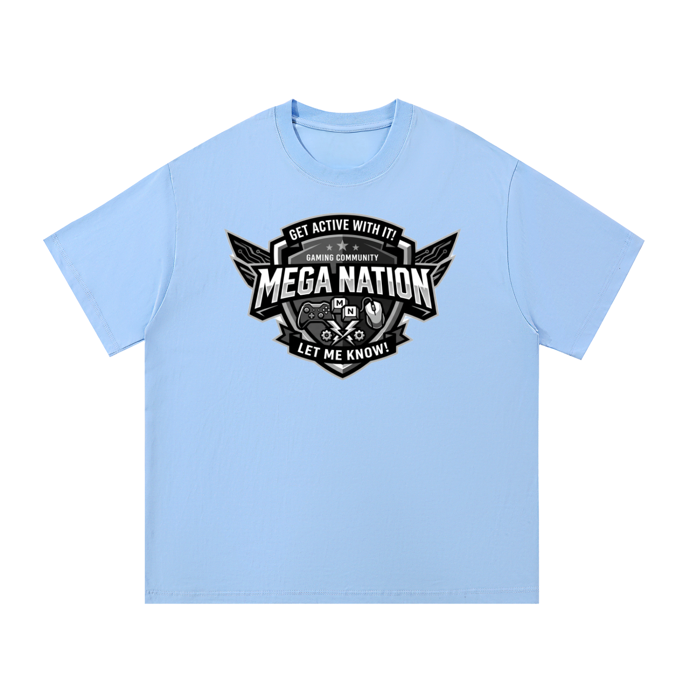 Mega Nation Gaming Community Essential Cotton T-Shirt (10 colors)