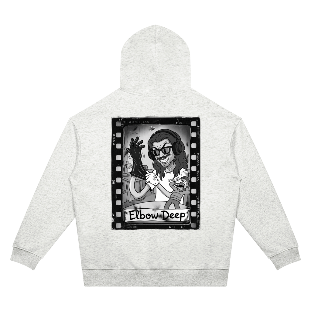 Elbow Deep Film Roll Unisex Oversized Drop Shoulder Hoodie (7 colors)