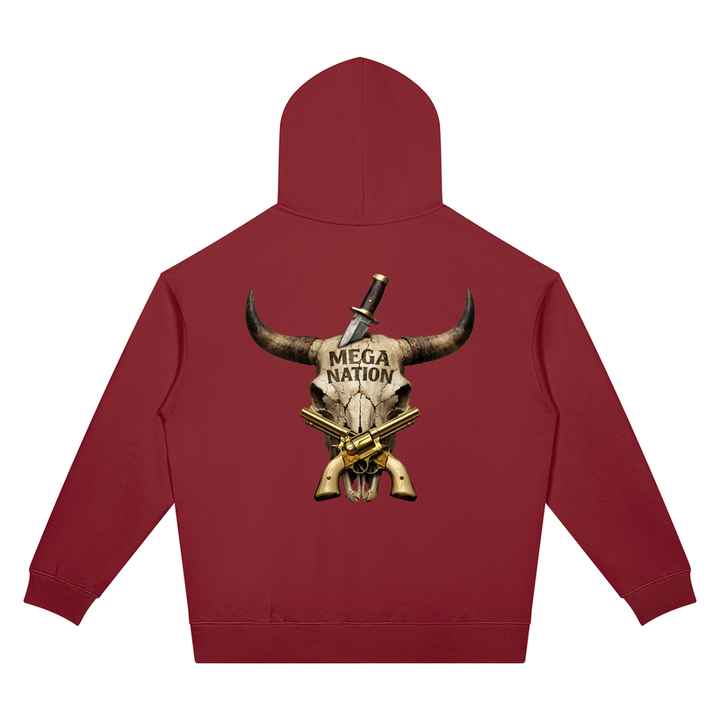 Mega Nation Longhorn Golden Revolvers Unisex Oversized Drop Shoulder Hoodie (7 colors)