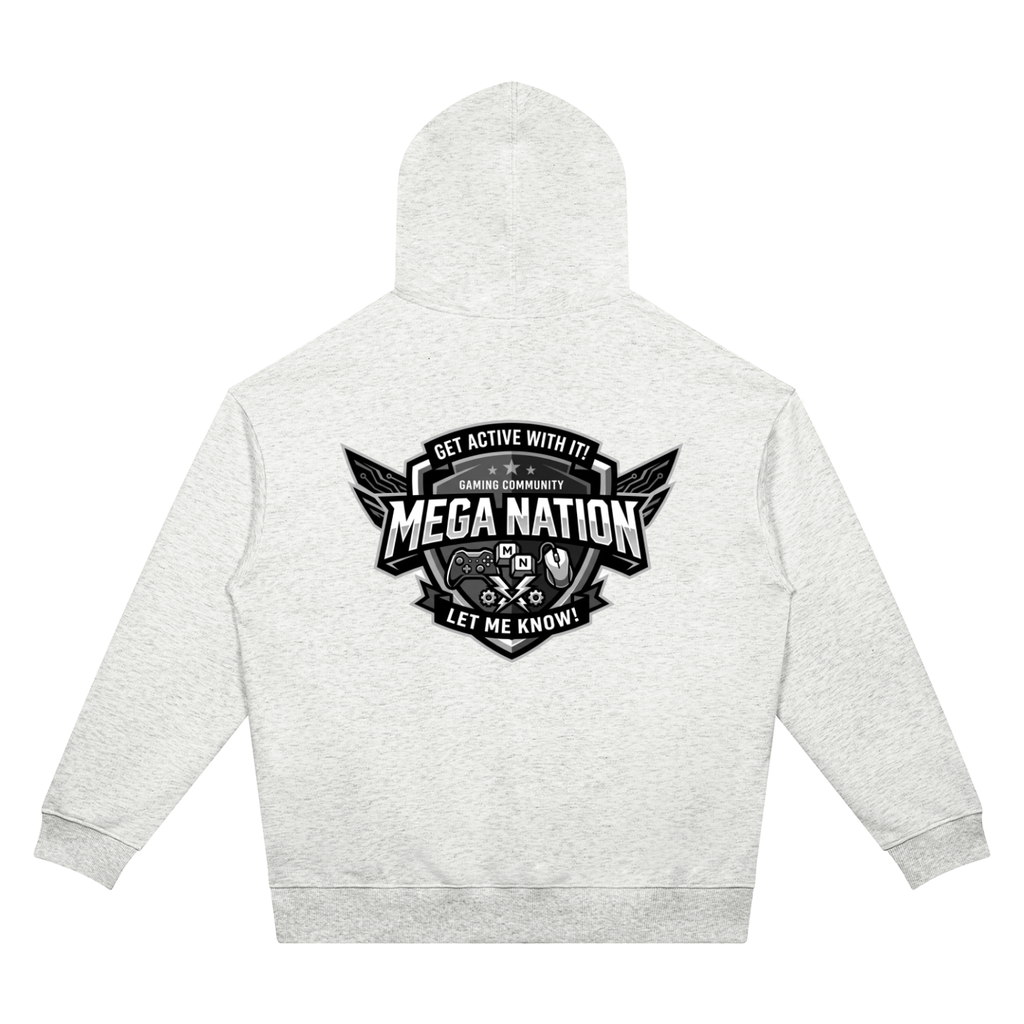 Mega Nation Gaming Community Unisex Oversized Drop Shoulder Hoodie (7 colors)