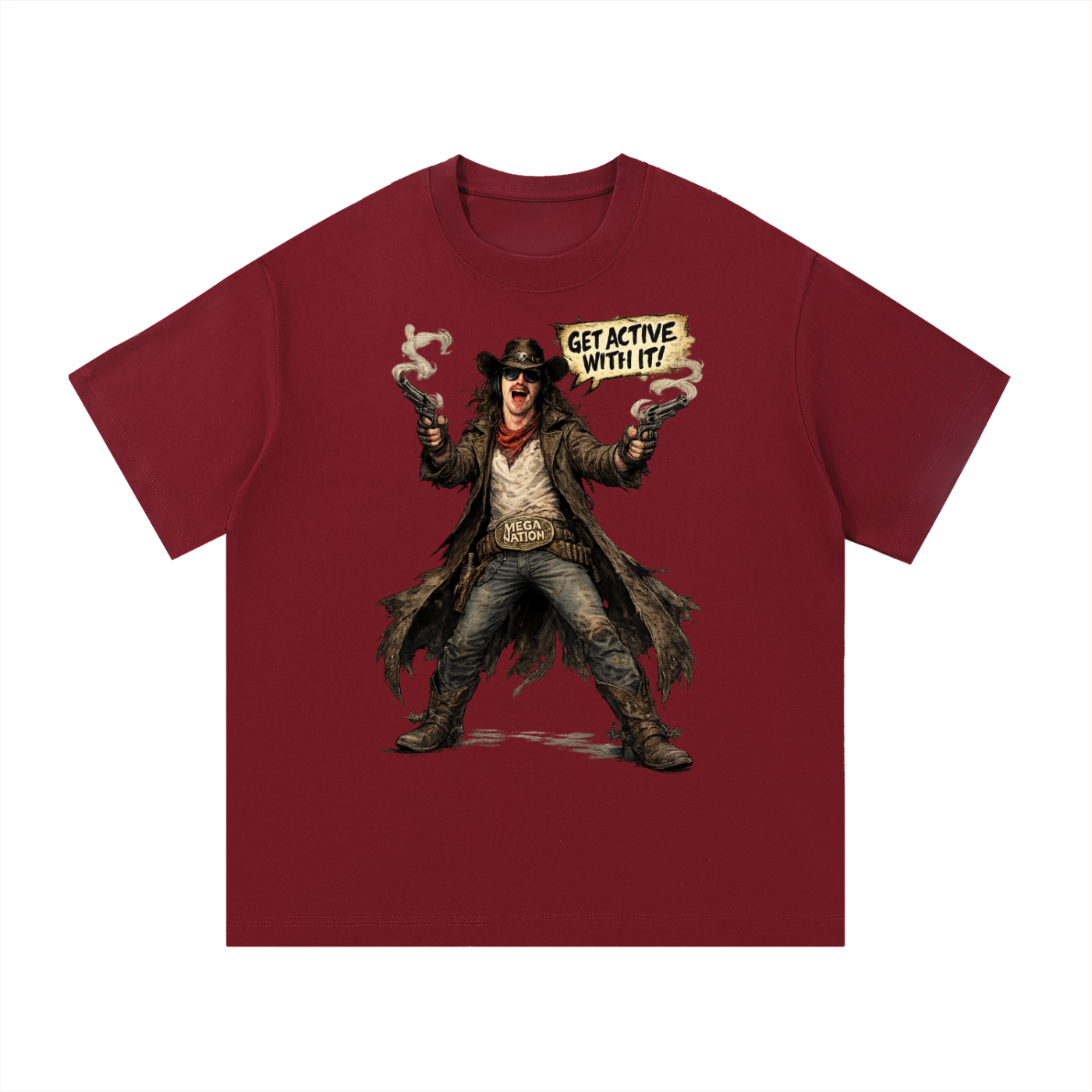 Mega Nation Active Revolvers T-Shirt (9 colors)
