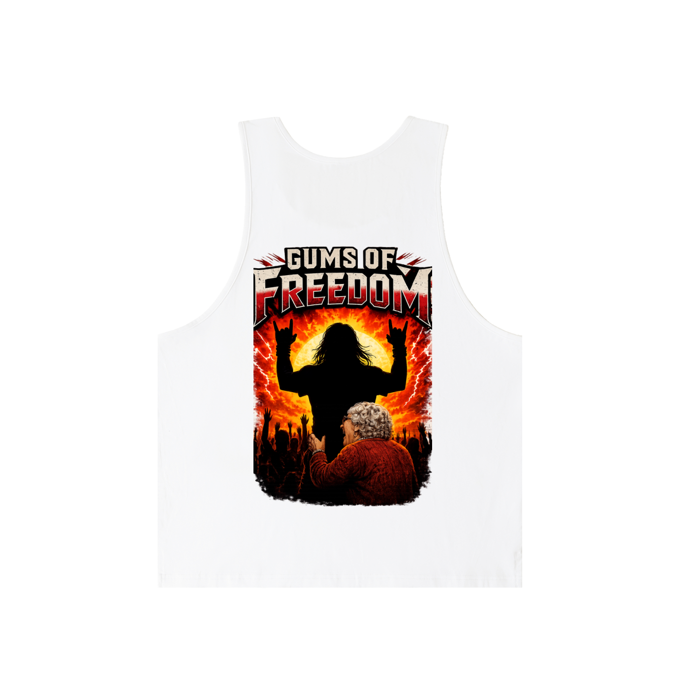 MNA Gums of Freedom v2 (Front and Back Logo) Loose Fit Tank Top (2 colors)
