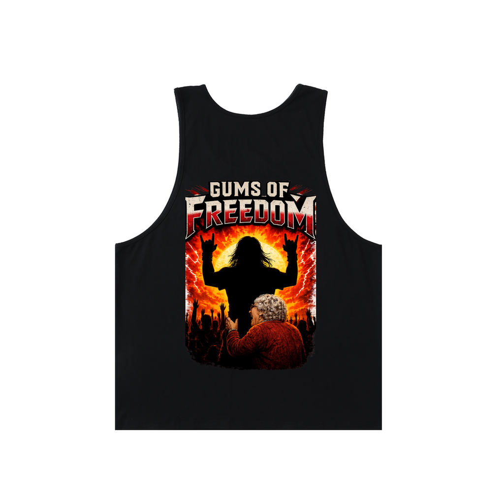 MNA Gums of Freedom v2 (Front and Back Logo) Loose Fit Tank Top (2 colors)