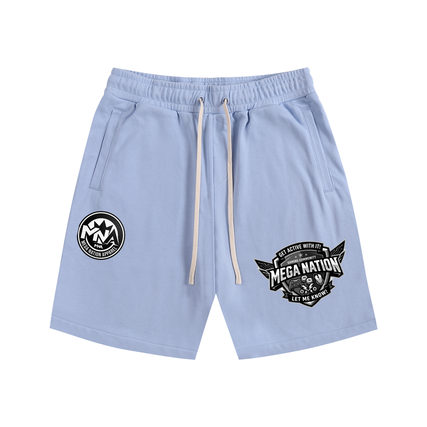 Mega Nation Gaming Community Essential Cotton Shorts (6 colors)