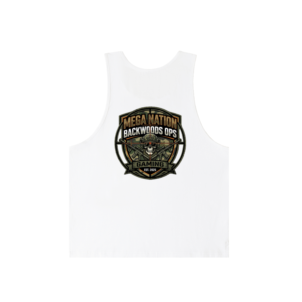 MNA Backwoods Ops (Front and Back Logo) Loose Fit Tank Top (2 colors)