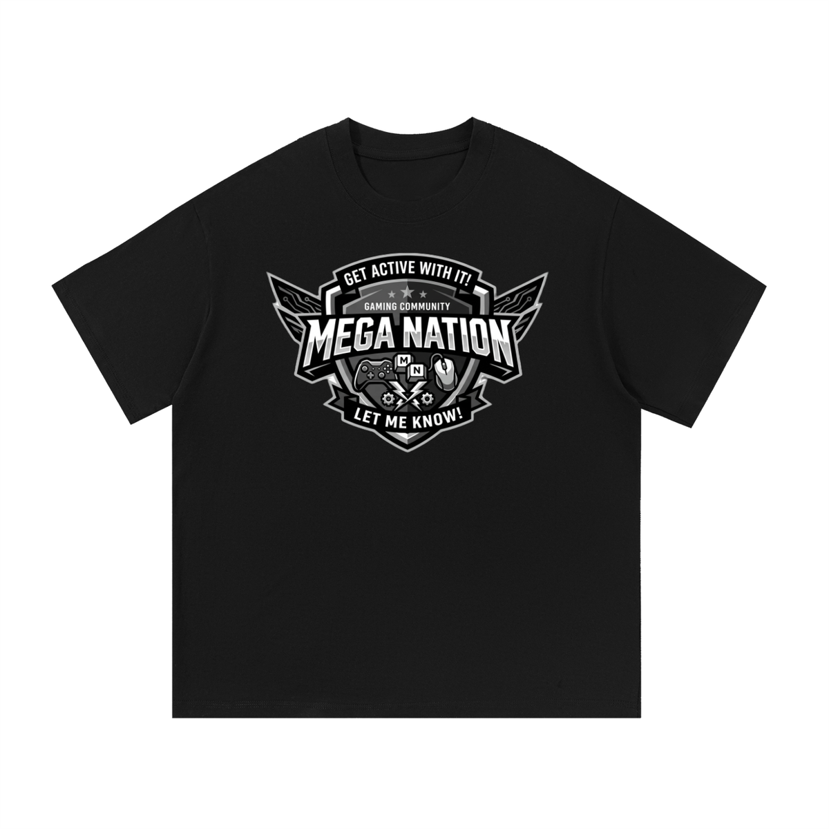 Mega Nation Gaming Community Essential Cotton T-Shirt (10 colors)