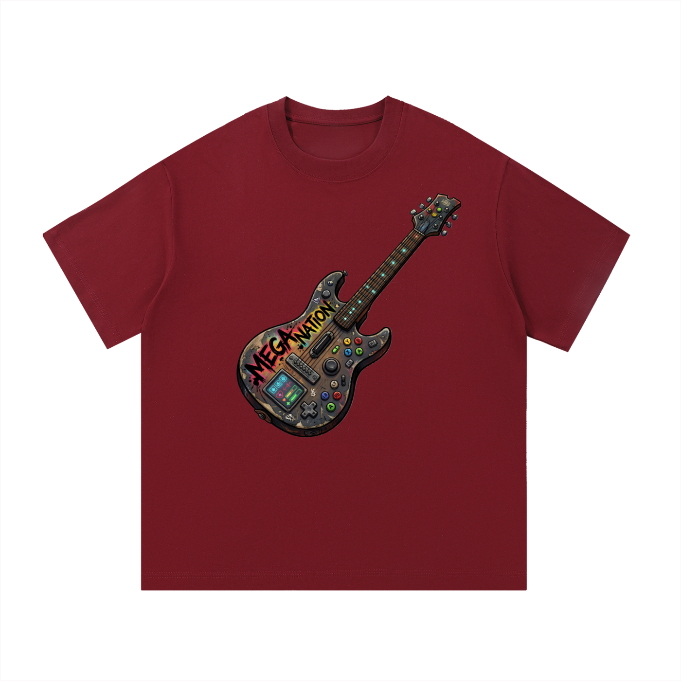Mega Nation Gamer Guitar 2 T-Shirt (10 colors)