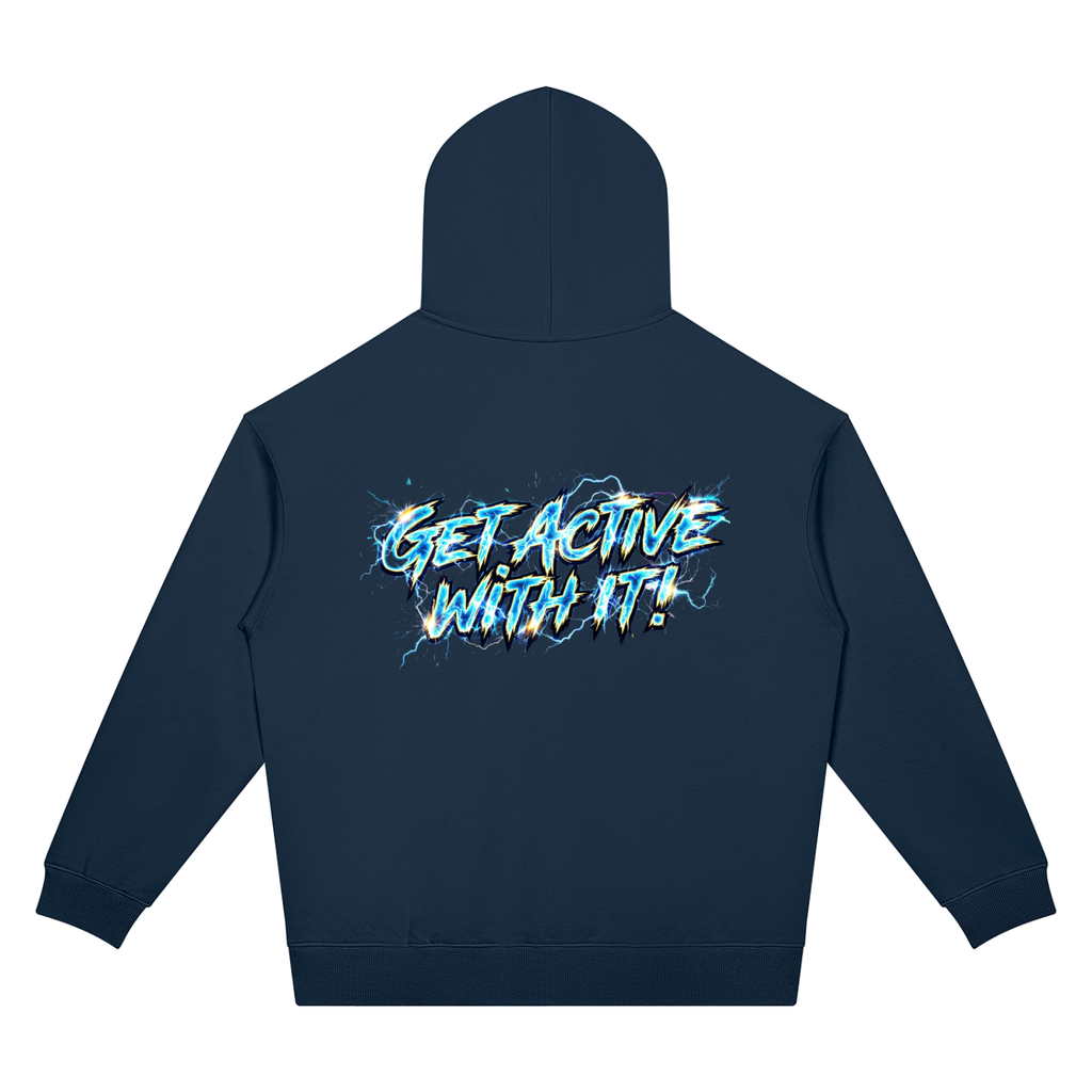 Get Active With it Unisex Oversized Drop Shoulder Hoodie (7 colors)