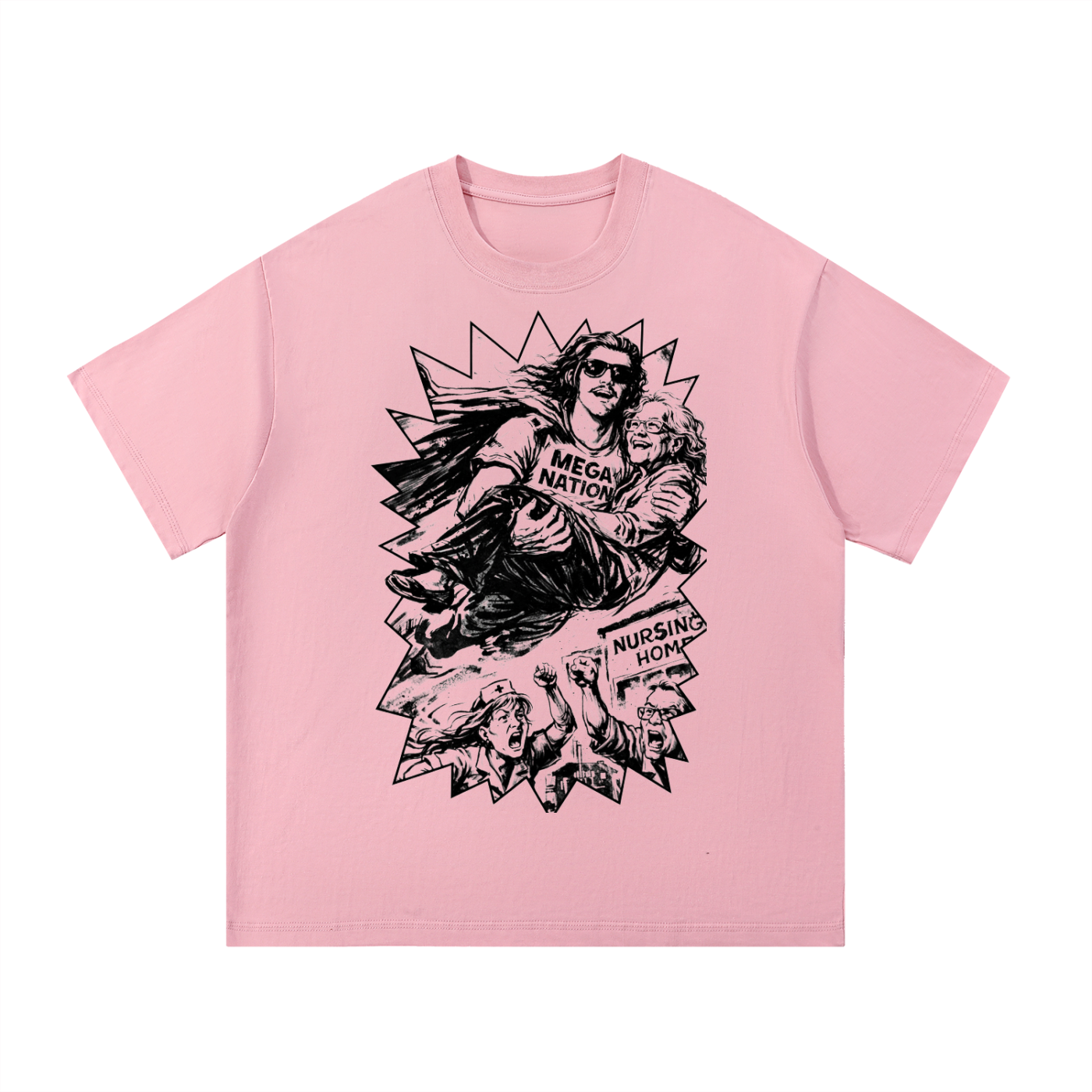 Mega Nation Memaw's Hero T-Shirt (5 colors)